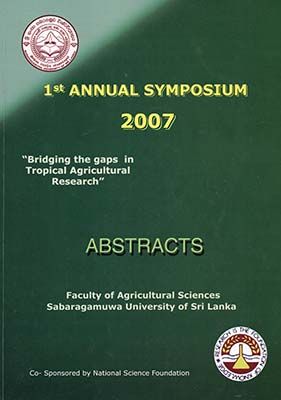 1st Annual Symposium 2007 proceedings cover